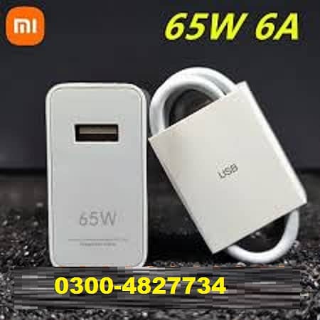 Mobile Charger 33 Watts for Mi Xiaomi or Redmi All Mobiles 4
