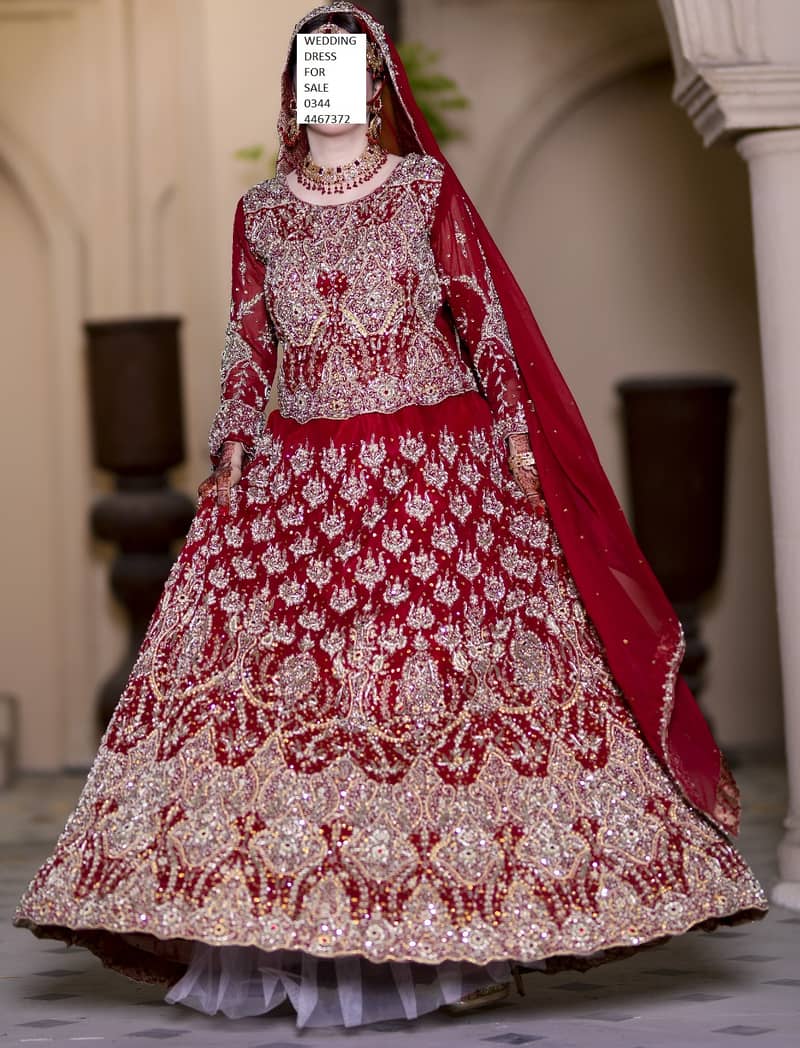 Bridal Red Barat Dress Sale 1
