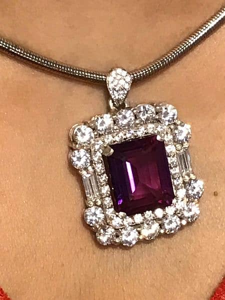 top quality amethyst women's pendant 3