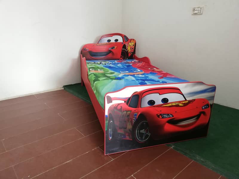 Brand New Single Car Bed for Boys, Children Beds Sale BY FURNISHO 3