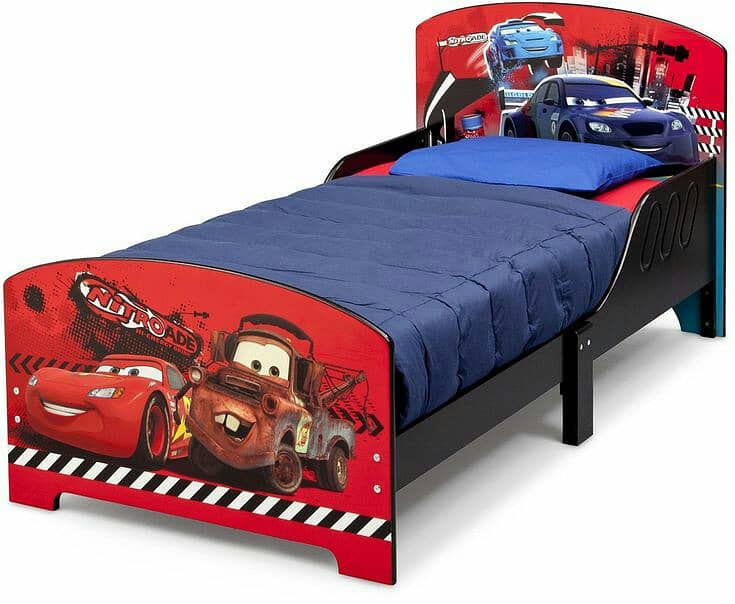 Brand New Single Car Bed for Boys, Children Beds Sale BY FURNISHO 5