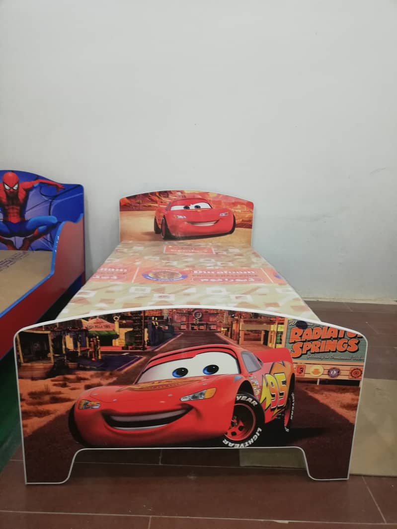 Brand New Single Car Bed for Boys, Children Beds Sale BY FURNISHO 7