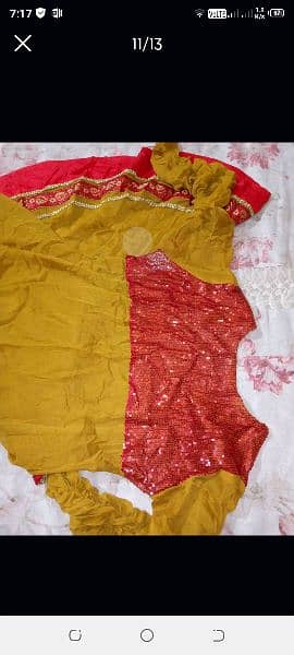 Fancy 3 piece Reshmi Dress & Maxci(frock) 6