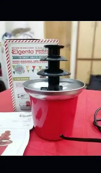 Elgento Choclate Fountain set , imported 3
