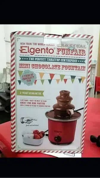 Elgento Choclate Fountain set , imported 4