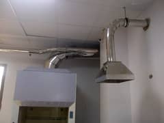 HOODS AND ROUND  DUCTING