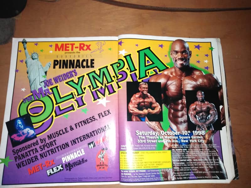 RARE 1998 Muscle and Fitness BodyBuilding Magazine 5
