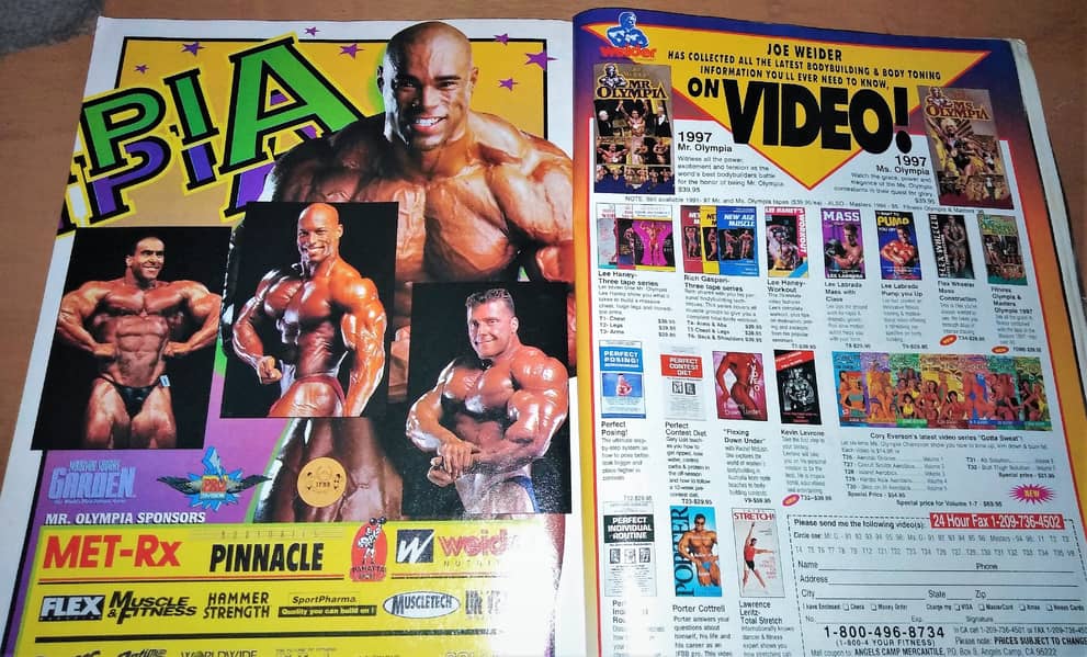 RARE 1998 Muscle and Fitness BodyBuilding Magazine 6