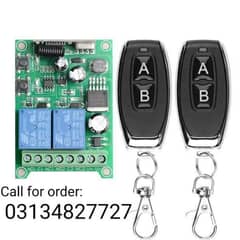 12v Remote Kit wireless For home security door lock access Control
