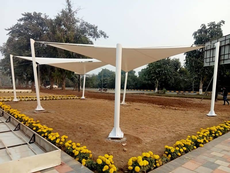 RS 500 PVC tensile fabric and shades 5