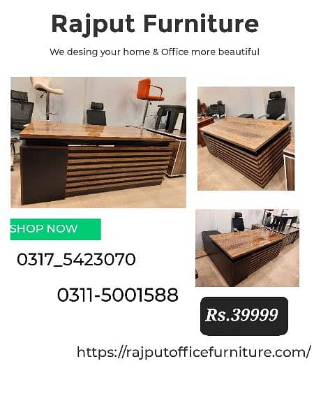 Executive Table | Office Table | Boss Table | Luxury Office Table | 14