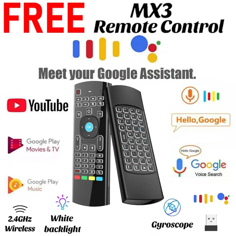 X88 MINI 13 Android TV Box 4GB-64GB with Free MX3 Keyboard Remote 1