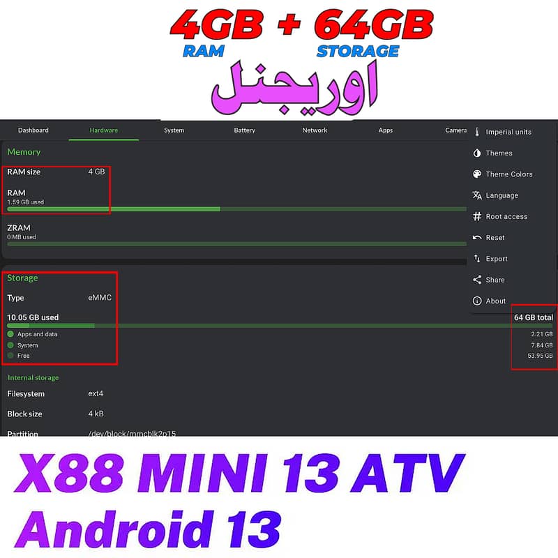 X88 MINI 13 Android TV Box 4GB-64GB with Free MX3 Keyboard Remote 2