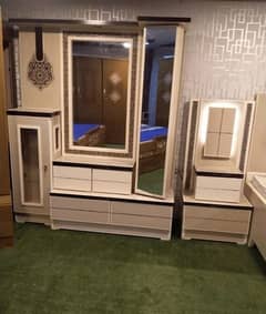 OLX Furniture Add Bed room set with 3 door divider like new slightly u 0