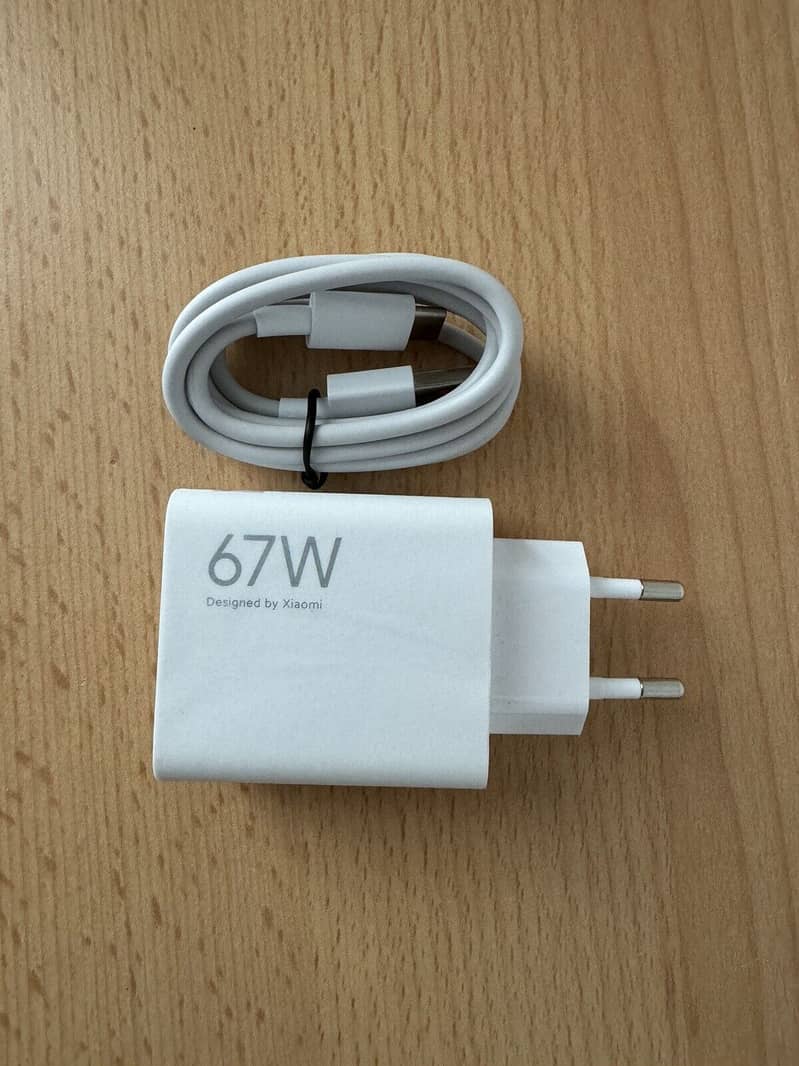 Genuine Xioami 67 W Box Pulled Adaptor With Type c Cable 9