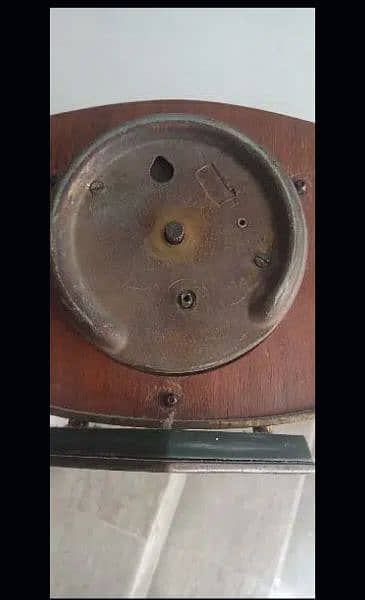 Antique Wooden Brass England Table Clock Vintage 5 Days seiko citizen 1