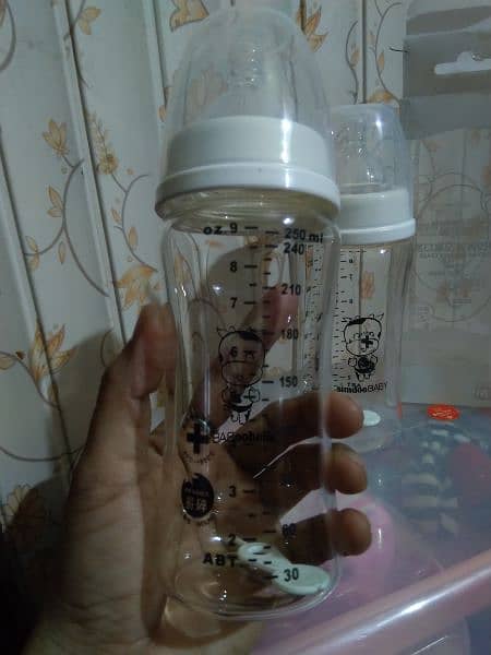 baby imported feeder / new feeding bottle /glass feeders 1