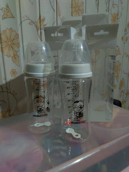 baby imported feeder / new feeding bottle /glass feeders 2