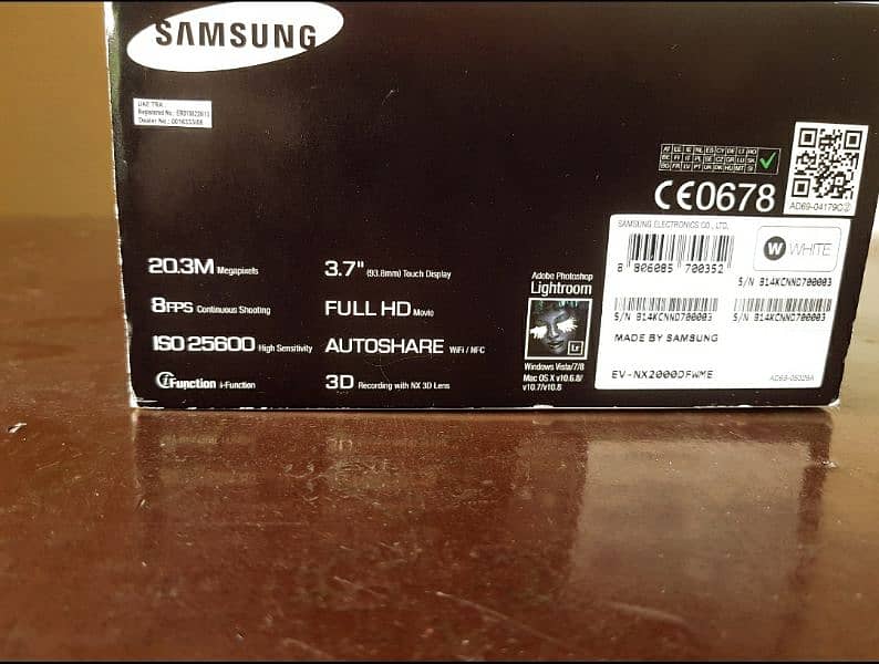Samsung NX2000 DSLR Smart Camera 5