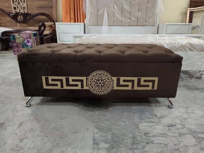 Ottoman Storage Puffy Stool Ottoman Box 7