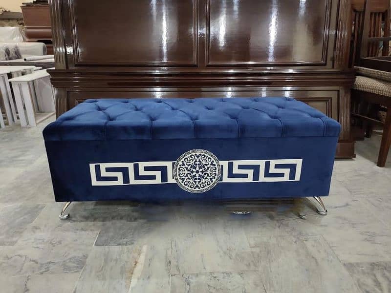 Ottoman Storage Puffy Stool Ottoman Box 9