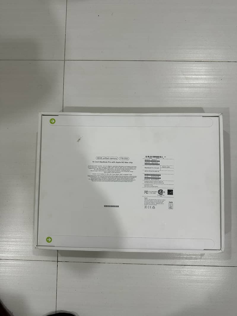 Macbook Pro M3 Max 2023 14.2 inch 36/1 Tb - Space Black MRX53LL - NEW 1