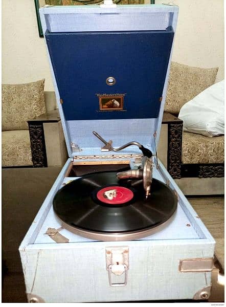 Original HMV. Gramophone Imported from UK to Play 78 RPM Records 0