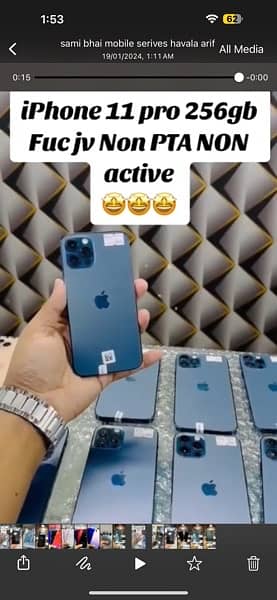 Iphone 11 pro pta dual approved total geniune 64gb 4