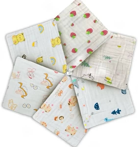 Baby Washcloth Soft Face cloths 6 pack of 1 set 4