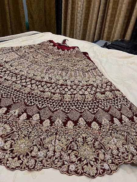 Fancy Bridal Velvet Lehnga 7