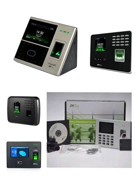 zkteco hikvision face fingerprint attendence k40/k50 mb360 f22 uf100 3