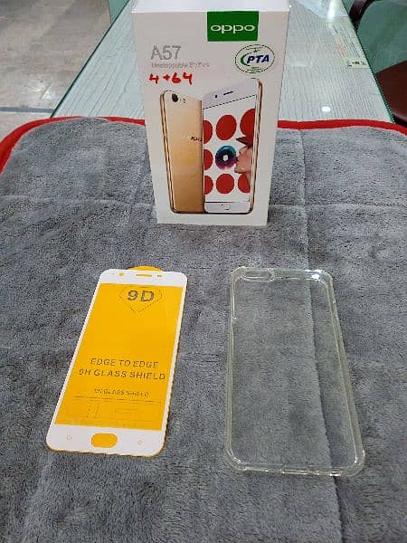 OPPO A57 4+64 for sale with complete box 03334812233 6