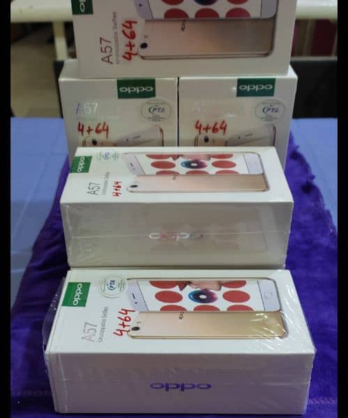 OPPO A57 4+64 for sale with complete box 03334812233 8