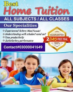 Home Tuition for Science and Arts Subjects (DAE also)