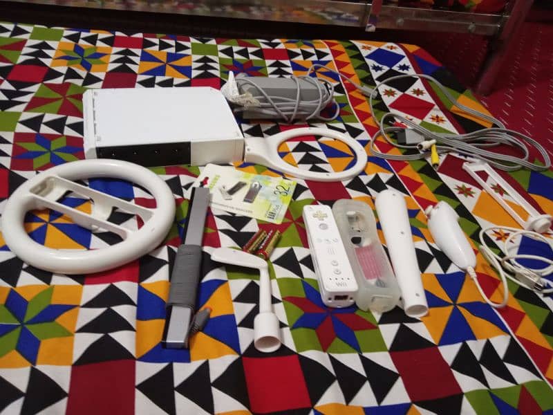 Nintendo Wii full set with 32 gb usb with games 8
