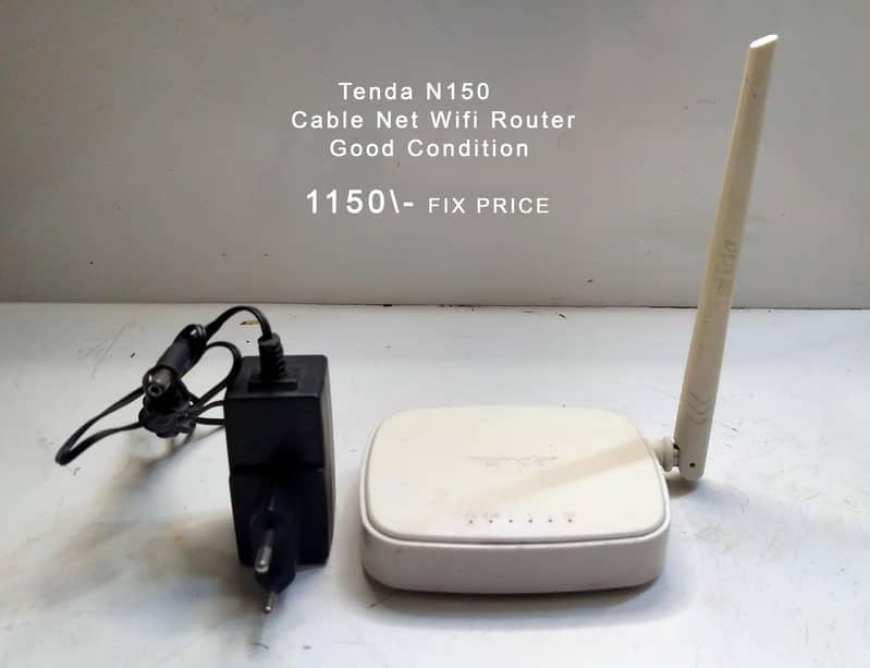 Used But Almost Brand New WiFi Router,Tplink,Tenda,Dlink,Fiber Onu 6