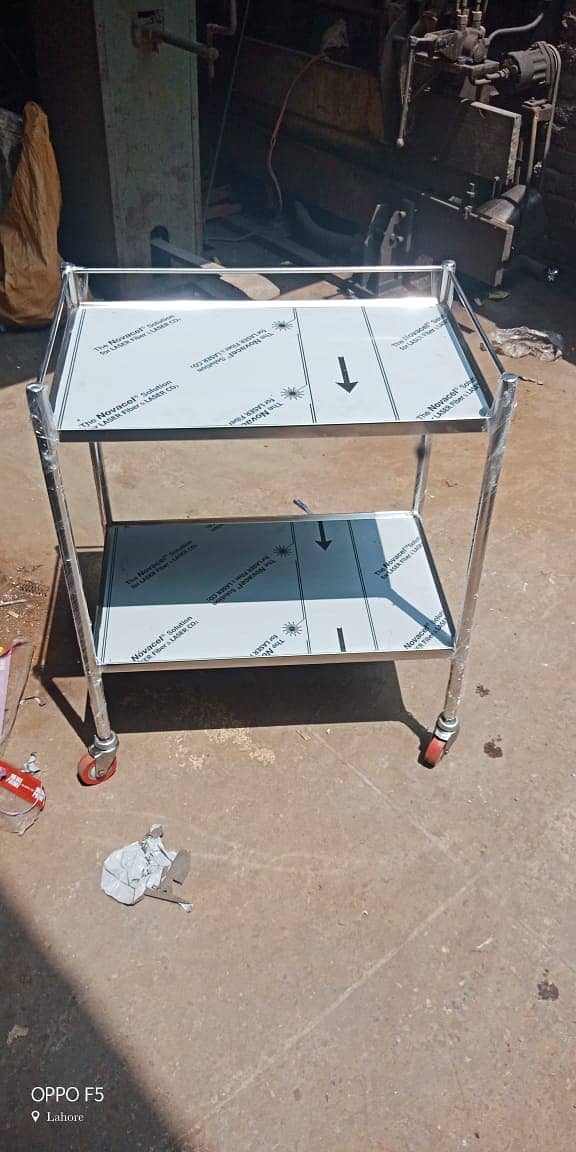 Manufacturer of Instrument Trolley / Inst. Cabinet, Dressing Trolley 3