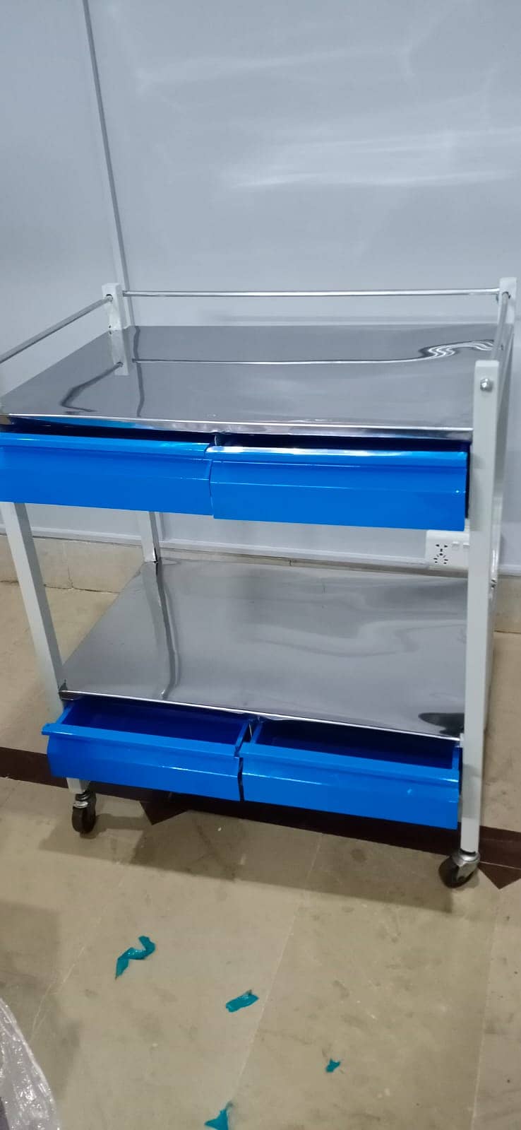 Manufacturer of Instrument Trolley / Inst. Cabinet, Dressing Trolley 4