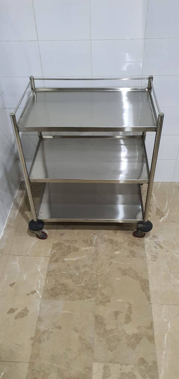 Manufacturer of Instrument Trolley / Inst. Cabinet, Dressing Trolley 5