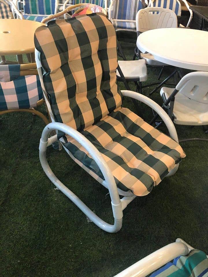 Miami Chairs, Garden Lawn Terrace Outdoor Furniture Lahore PVC Plastic 4