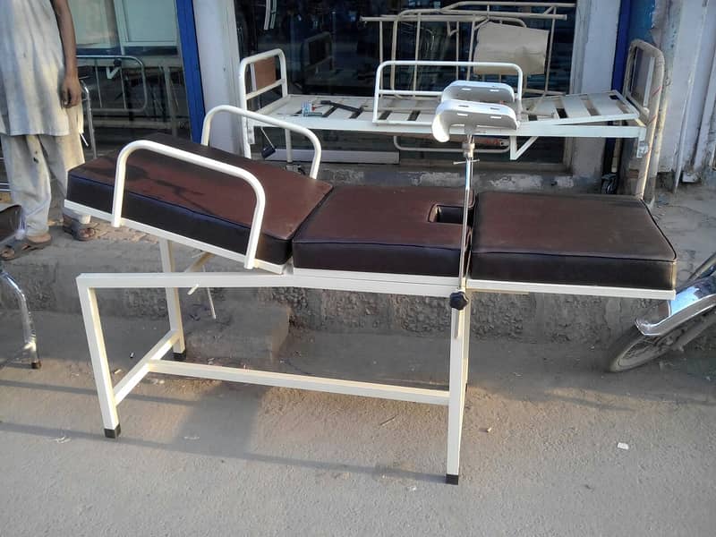 Manufacturer of Delivery table / Gynae Bed Complete Hospital Furniture 11