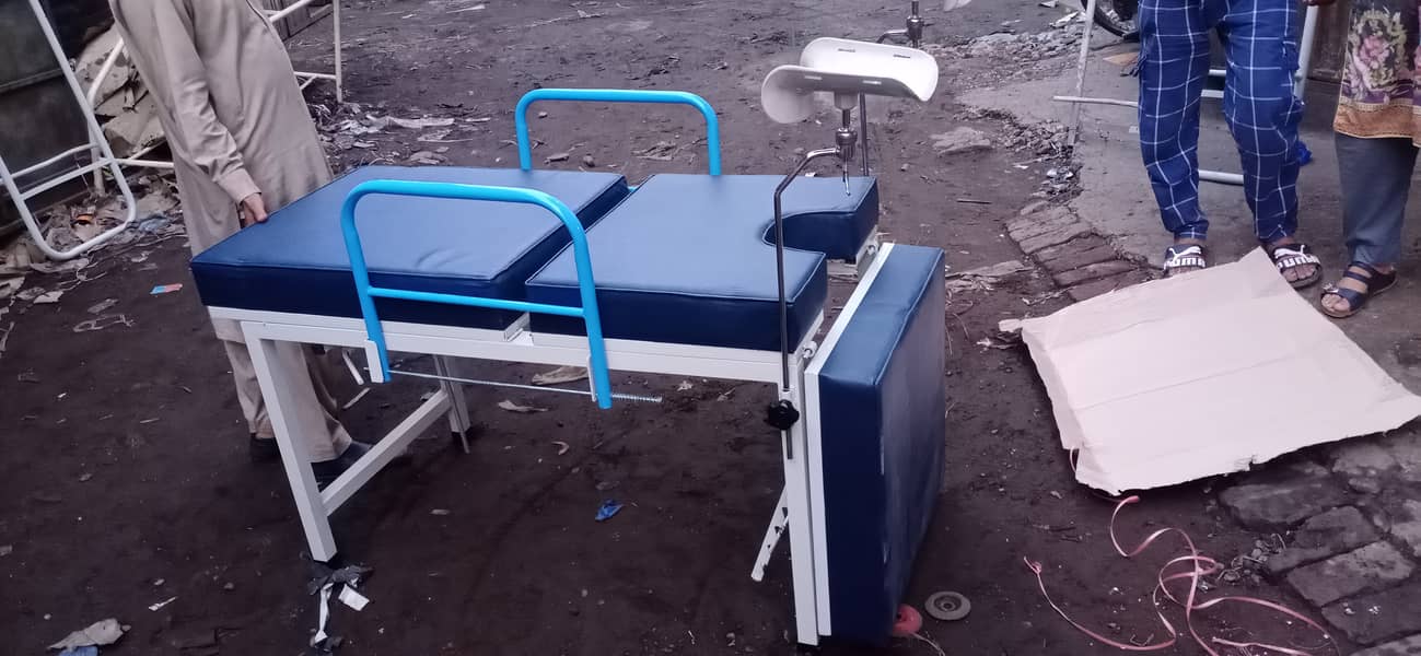 Manufacturer of Delivery table / Gynae Bed Complete Hospital Furniture 16