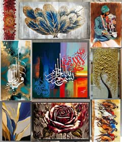 All types of Handmade Painting available with home delivery wall decor