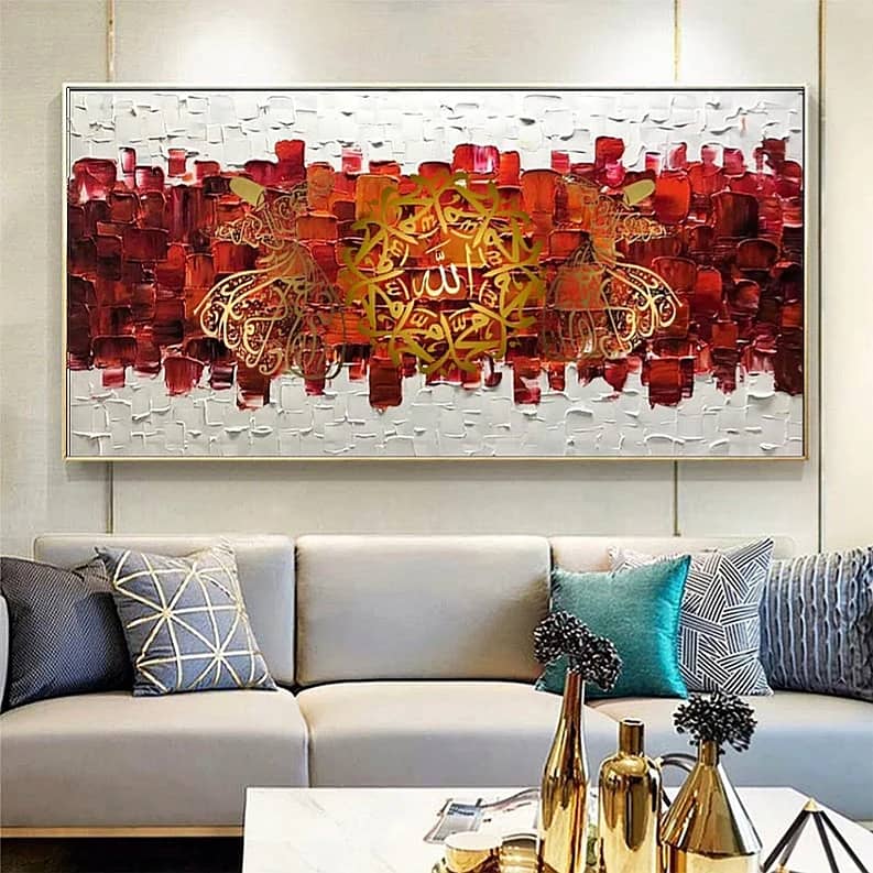 All types of Handmade Painting available with home delivery wall decor 11