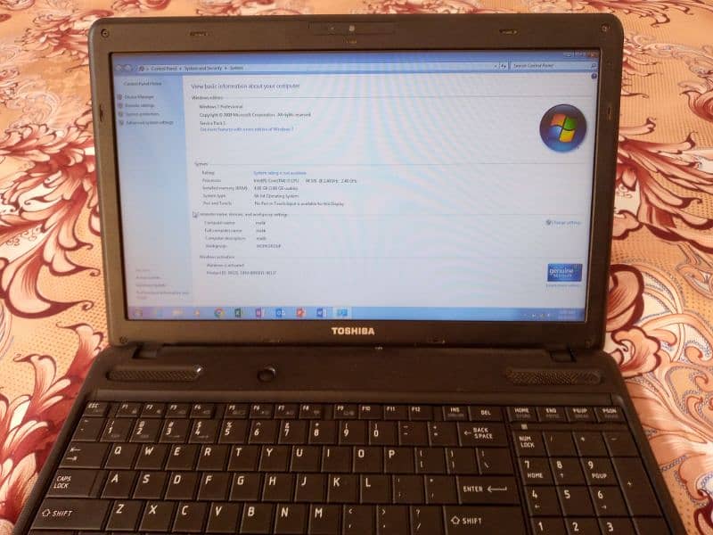 Toshiba laptop 2