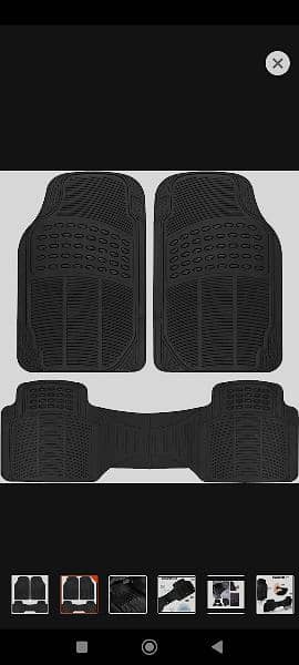 Car floor mats Universal PVC Rubber