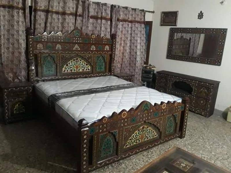 bed queen size bed Antique design bed Chinoty bed turkey design bed 2