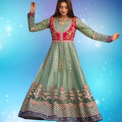 womens stitched fancy maxy