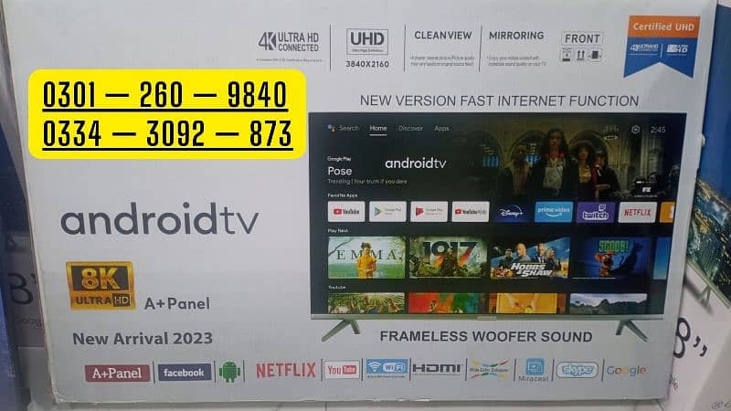 32 INCH SMART LED TV ANDROID WITH YOUTUBE 2