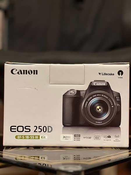 Canon 250D | Brand New | With Extra Accessories 4